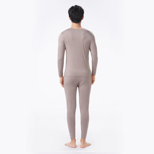 都市丽人都市锋尚保暖衣轻暖套装超薄轻羽绒薄男士保暖衣套装FWT1B5 商品图3