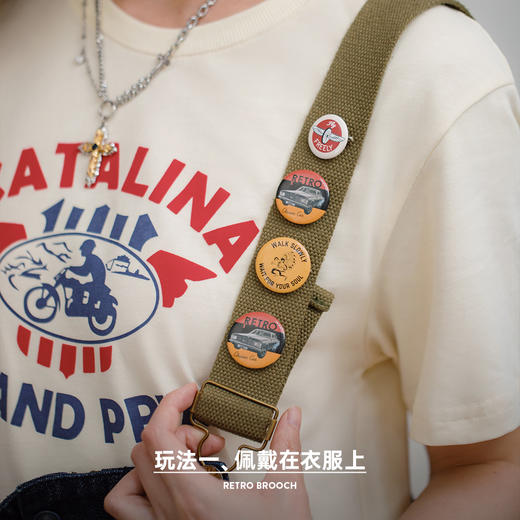 马登复古趣味胸针创意衣服配饰别针包包扣针帽子徽章配饰品胸章 商品图2