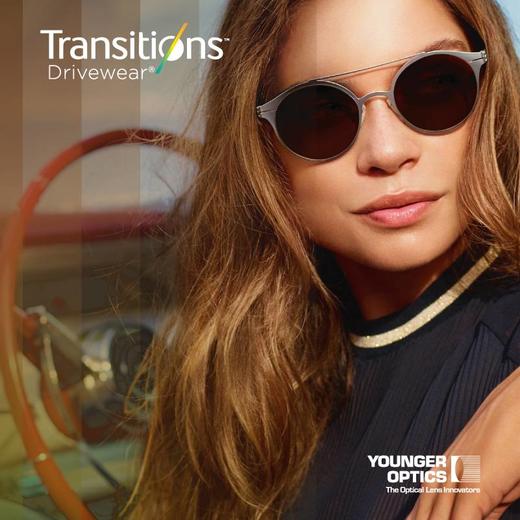 雅歌1.53个人型单光卓威偏光变色茶色系后表面多层复合膜车房片 商品图0