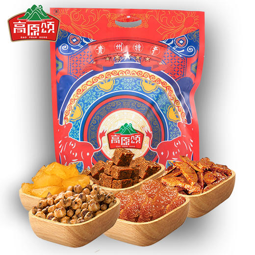 L特产大礼包
（内含：卤汁牛筋48g牛板筋96g香酥牛肉干（五香味）45g香酥牛肉干（香辣味）45g糯玉米花（奶油味）168g×2刺梨干76g） 商品图0