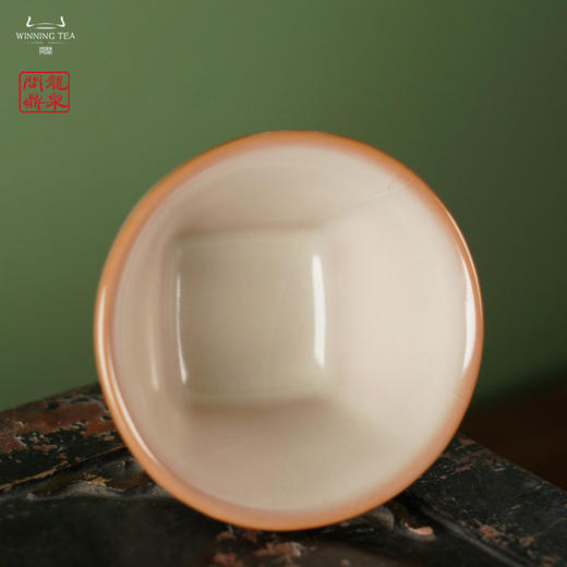 龙泉问鼎彩绘哥窑持照杯（青绿山水）（缺货） 商品图1