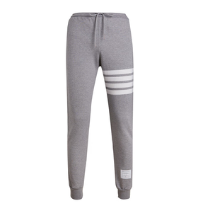 THOM BROWNE 汤姆·布朗 男士经典四条纹宽松针织休闲运动长裤 MJQ008H 00535