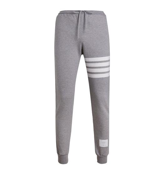 THOM BROWNE 汤姆·布朗 男士经典四条纹宽松针织休闲运动长裤 MJQ008H 00535 商品图0