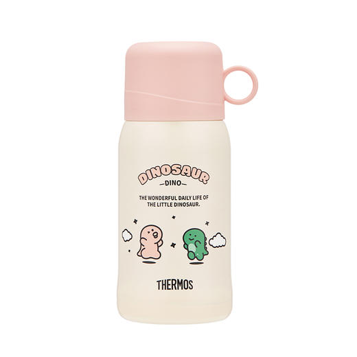 德国Thermos膳魔师 儿童保温杯小恐龙主题幼儿园保温杯吸管直饮杯宝宝水杯水壶 1岁+ 商品图0