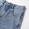 ROMI STUDIO “原味丹宁” 100%竹节棉酵磨砂洗花纱牛仔裤 421N7066 商品缩略图3