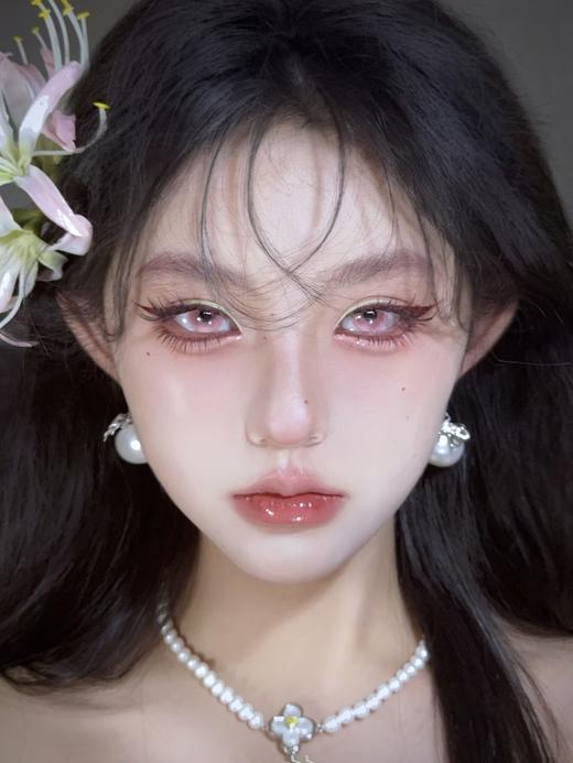 EggUncle Lens旗下 ·半年抛 柏林女巫&虚幻国度&绯色神域 ｜14.5mm白狮参考着色大直径   2片 商品图3