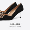 星期六豹纹花饰尖头细高跟SSC3111150 商品缩略图8