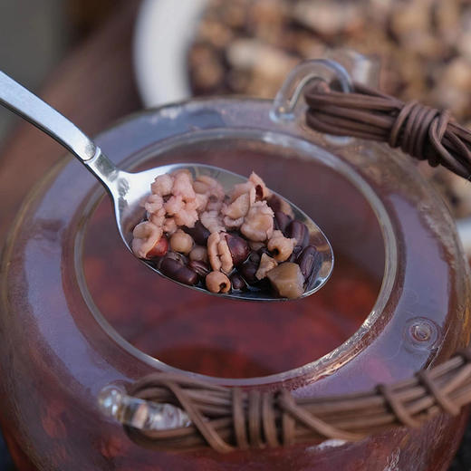 三蒸三晒山药茯苓清舒茶/健 月卑 衣去 湿/纯粮食茶！采用颗粒完整的原料，不掺碎料，好材质看得见！ 商品图2