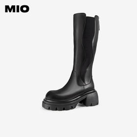 MIO米奥冬季骑士靴厚底增高长筒靴潮流酷飒美拉德靴子女M245843305