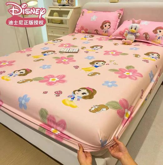【平整服帖 迪士尼印花床笠】草莓熊床笠 单件床罩 卡通席梦思保护套 棕垫床垫全包围罩子 360度全方位包裹 保护床垫-QQ 商品图10