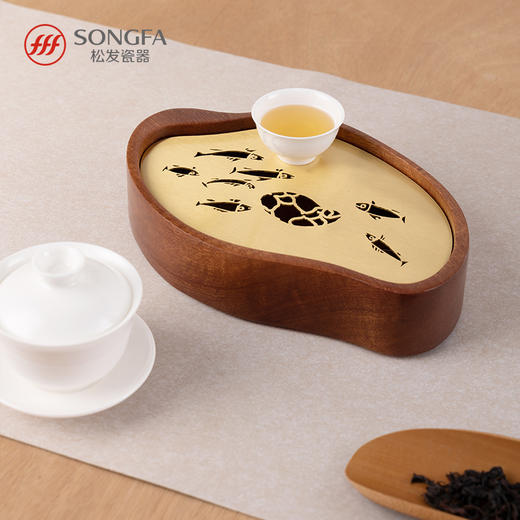 原木黄铜茶盘 商品图4