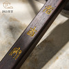 用清代老红木手工刻填金齐白石（白石山翁）知足能忍联镇尺 商品缩略图8