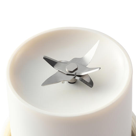 【自营】德世朗榨汁机家用小型便携水果电动榨汁杯果汁机迷你多功能炸果汁 纯白 商品图5