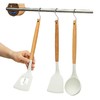 白色硅胶铲不粘锅专用锅铲套装家用炒勺汤勺炒菜铲子木勺子厨具 商品缩略图4