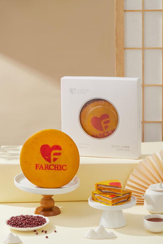 【法兰巧心】佳节必选美味大月饼500g 商品图0