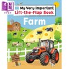 【中商原版】DK互动小百科 农场 My Very Important Lift-the-Flap Book Farm 英文原版 儿童纸板绘本 纸板书翻页书 百科童书 商品缩略图0