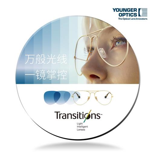 雅歌1.56非球面单光全视线第八代变色灰变多层复合膜现片 商品图1