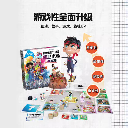 【“装备”孩子的多重能力】Yaofish鳐鳐鱼时光回溯—保卫校园 解谜调查合作游戏 看图调查类游戏桌游 适合7岁+ 商品图7