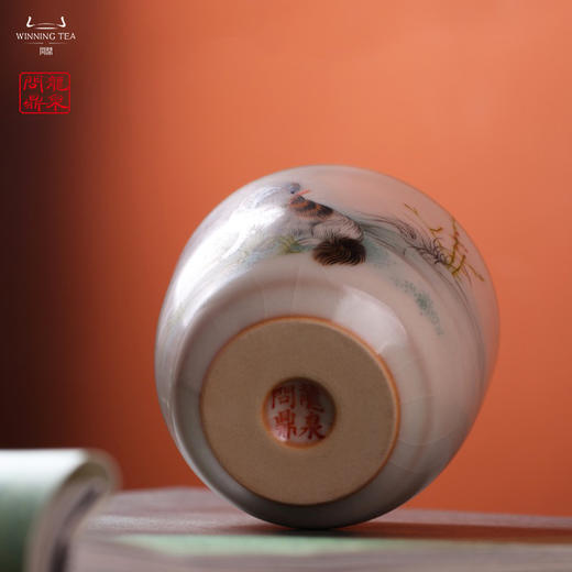 龙泉问鼎彩绘哥窑朔风杯（运旺时盛）（缺货） 商品图4