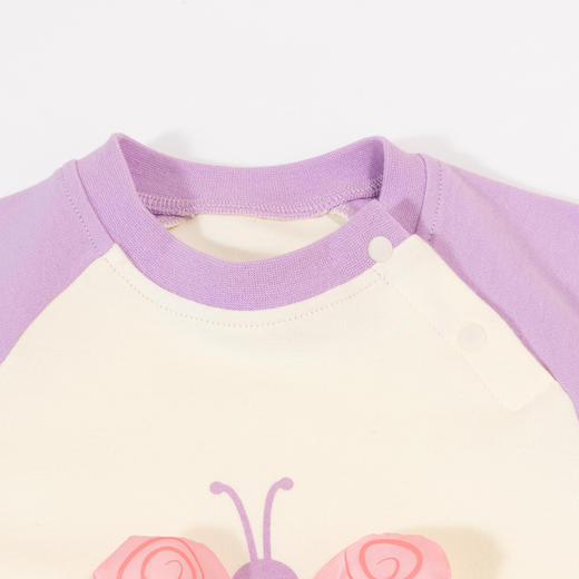 贝贝怡童装女宝宝连体衣春秋款纯棉可爱哈衣2024新款婴幼儿爬服ZB3DL022 商品图5