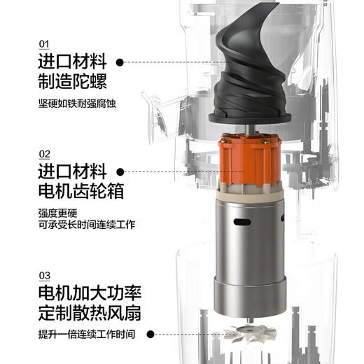 【小家电】mokkom磨客原汁机榨汁机家用果汁机渣汁分离大口径商用多功能鲜炸果汁蔬菜打水果机器小型搅拌机 墨绿色商用高性能版 HF 商品图1