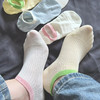 「24.9到手10双！夏季多巴胺」马卡龙一体机袜子女夏日多巴胺船袜不掉跟短袜女无骨浅口透气隐形袜配饰 商品缩略图1