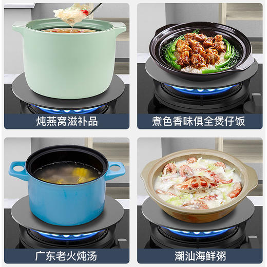 厨房燃气灶导热板防烧黑快速解冻板护锅电磁炉隔热盘煤气灶导热盘 商品图2