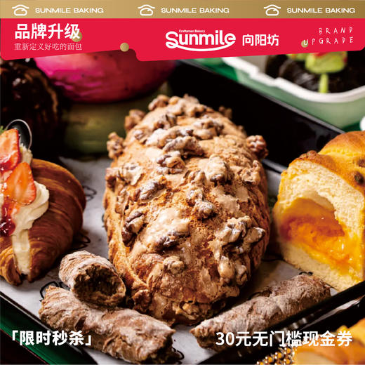 30元面包优惠券（仅限面包臻选店使用） 商品图0
