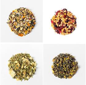 50包组合 够喝2个月！白桃乌龙茶组合茶 三角包玫瑰柠檬水果茶红豆薏米茶 菊花决明子茶 办公司花茶自饮