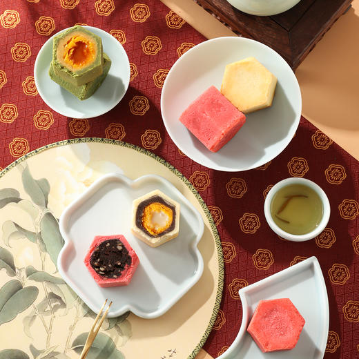 五福捧月  中秋糕点月饼礼盒 商品图5