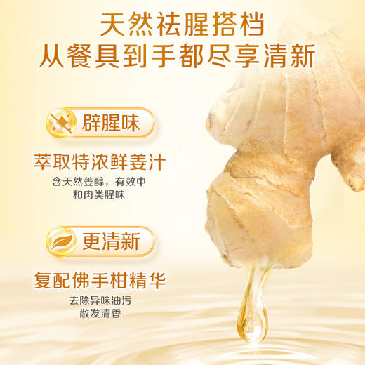 立白新佛手柑生姜洗洁精1000g 商品图1