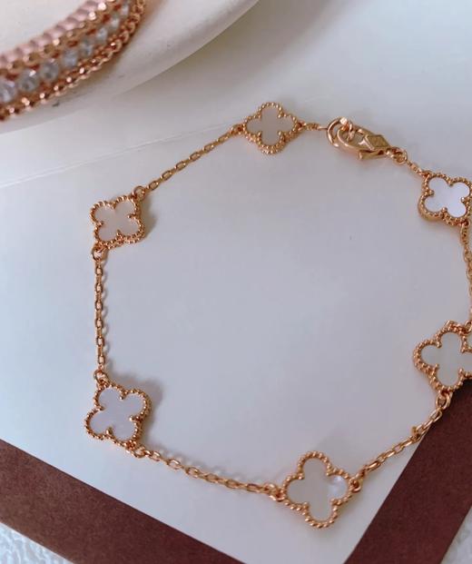 梵克雅B 迷你四叶草六花手链 商品图3