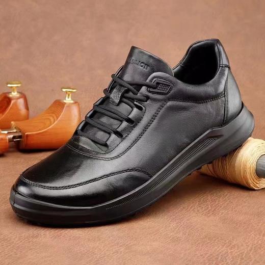 金利来皮鞋，都市休闲款，时尚百搭，精选优质牛皮，耐穿不易变形，天然橡胶底，耐磨防滑 商品图2