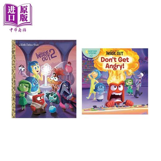 预售 【中商原版】迪士尼头脑特工队2系列共6册 Disney Inside Out 2 英文原版进口 儿童绘本故事 卡通动画图画书 感受情绪读物 商品图4