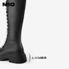 MIO米奥冬季高级感圆头骑士靴时尚潮流增高长筒靴女靴M245843203 商品缩略图4
