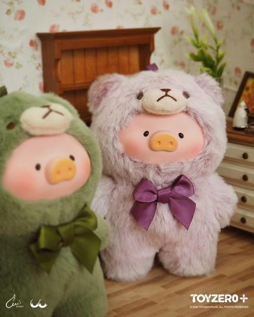 LuLu罐头猪-复古泰迪玩具店搪胶绒毛挂件盲盒 商品图6