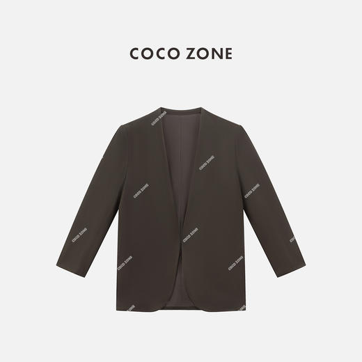 COCO ZONE  高级感V领简约通勤风西装外套 CC1C1791 商品图0