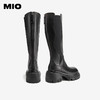 MIO米奥冬季骑士靴厚底增高长筒靴潮流酷飒美拉德靴子女M245843305 商品缩略图3