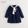 【商场同款】马克珍妮女童学院风娃娃领连衣裙秋装裙子新款241262 商品缩略图2