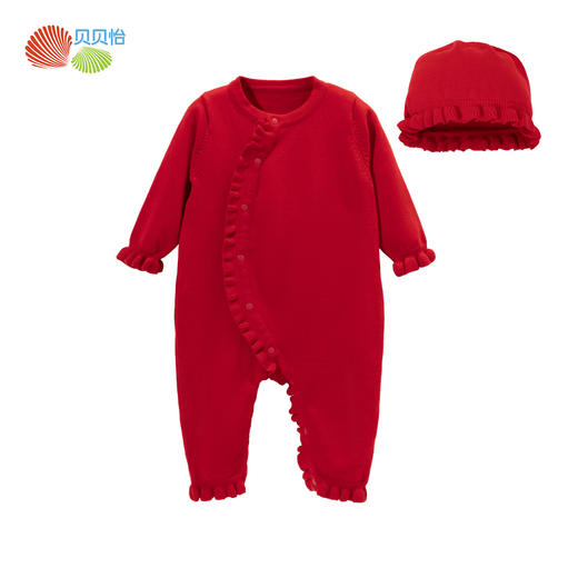 贝贝怡女童针织连体衣ZB3DL004 商品图3