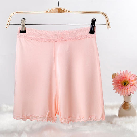 丁摩 真丝打底裤女外穿夏季防走光安全裤薄款大码桑蚕丝短裤4ZF-2003 商品图6