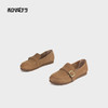 和诚行 2024秋冬新款复古百搭舒适豆豆鞋女鞋一脚蹬乐福鞋1930074 商品缩略图2