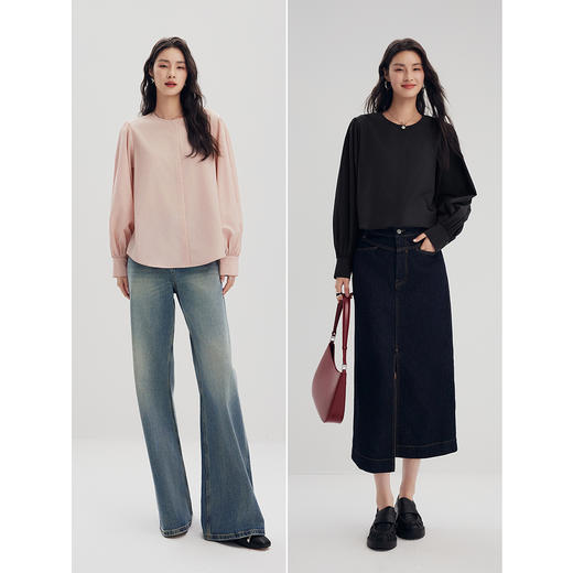 棉仓356604020-灯笼袖娃娃衫 商品图2