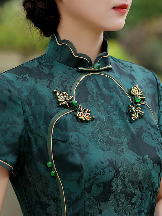 双层长款旗袍 TMY7625 商品图2