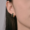 盐岛 书法系列竖弯钩耳环小号 商品缩略图3