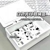 「9.9到手！ins无印风」纯白翻盖收纳盒 居家日用出卡手素材防尘收纳桌面文具整理盒 商品缩略图3