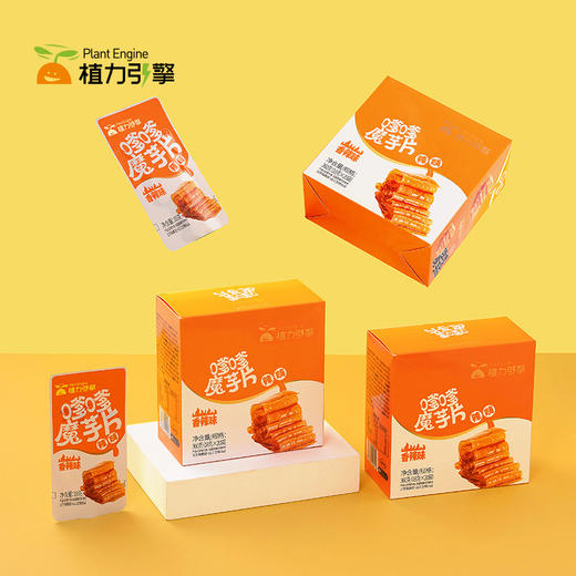 【一口飙汁， 真的辣么嗲!】五芳斋嗲嗲魔芋片小包分享装，精选高山魔芋粉，鲜弹滑爽含，香辣味解馋休闲食品熬夜追剧小零食 商品图2