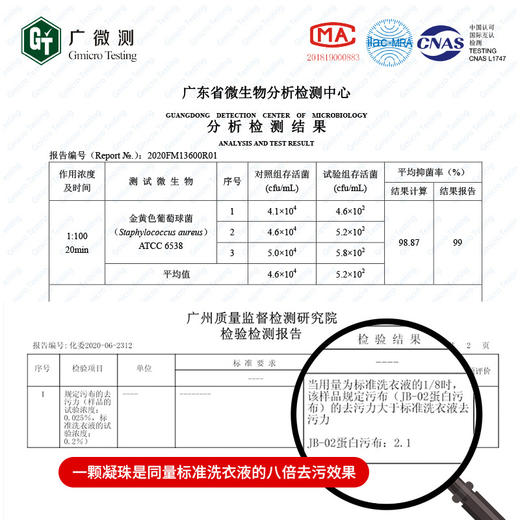 日用百货-浓缩酵素洗衣凝珠三合一持久留香洗衣液 商品图2