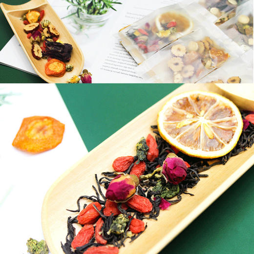 50包组合 够喝2个月！白桃乌龙茶组合茶 三角包玫瑰柠檬水果茶红豆薏米茶 菊花决明子茶 办公司花茶自饮 商品图2