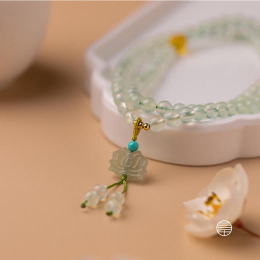 万物三千｜葡萄石如意多圈手链 项链  手串 礼品 商品图3